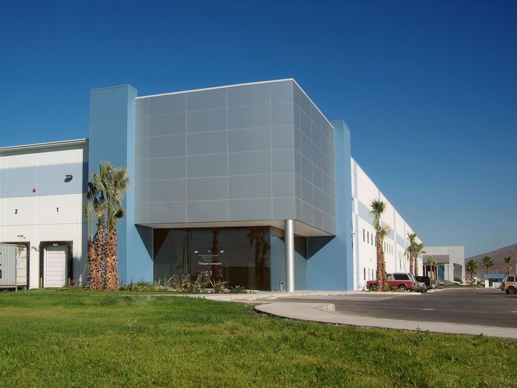 Eye level of Hitachi facility in Tijuana, Baja California