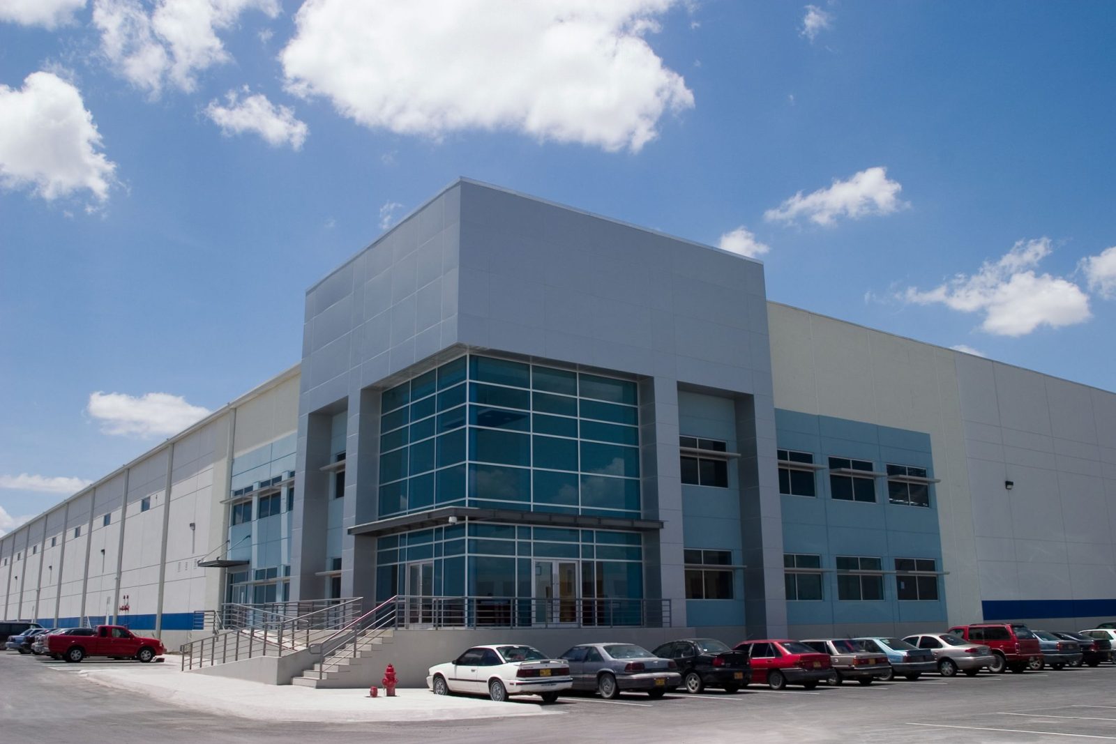 Eye level shot of Intermex 4 industrial facility in Reynosa, Tamaulipas.