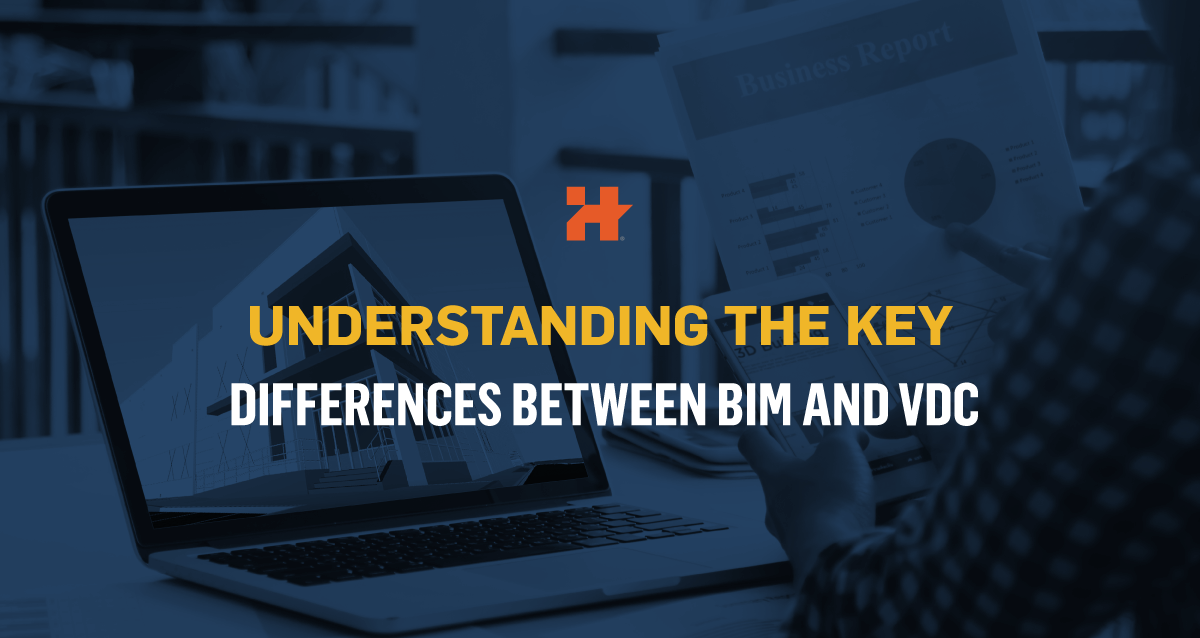 Blog cover about the key differences between BIM and VDC