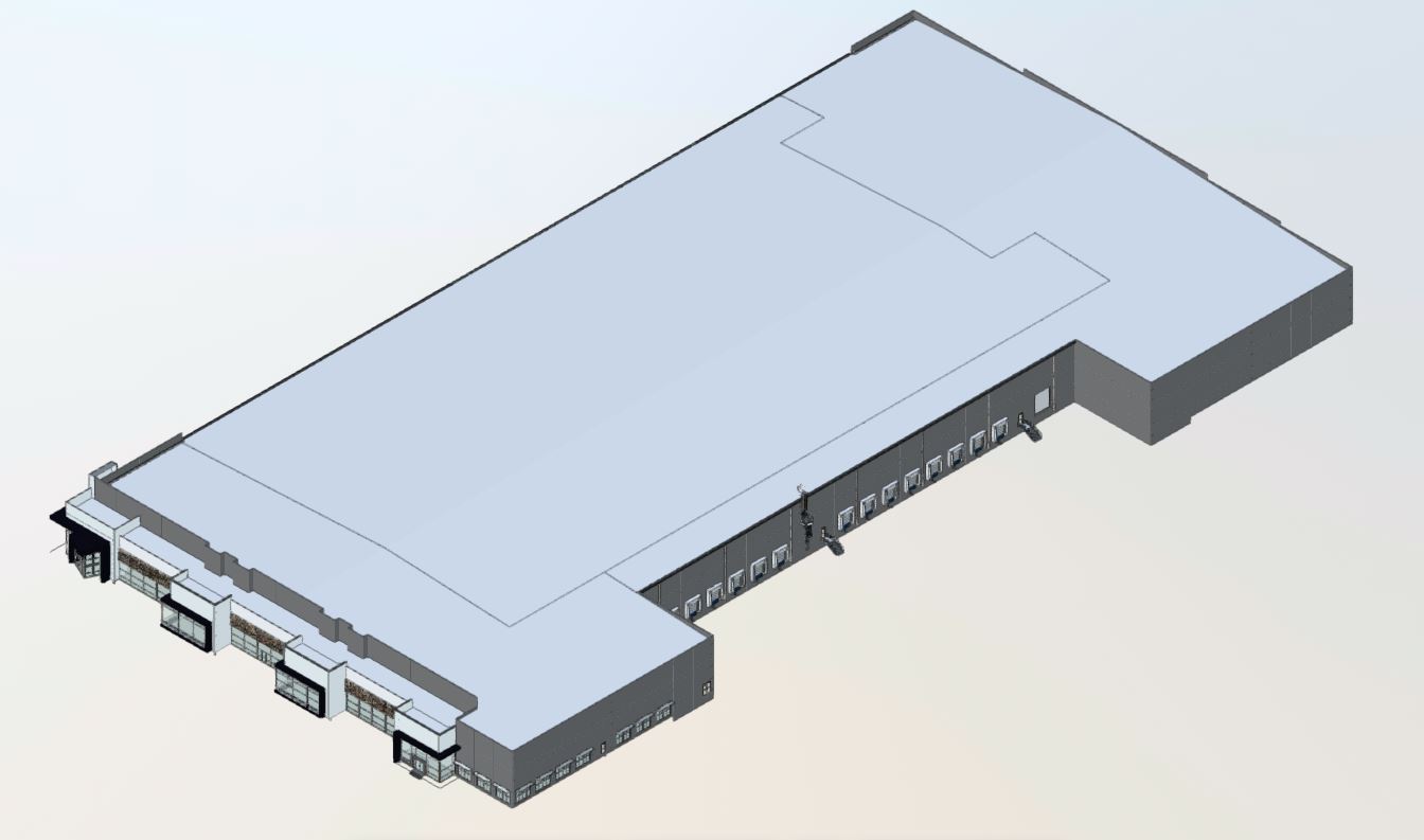 3D visualization of industrial facility - virtual construction