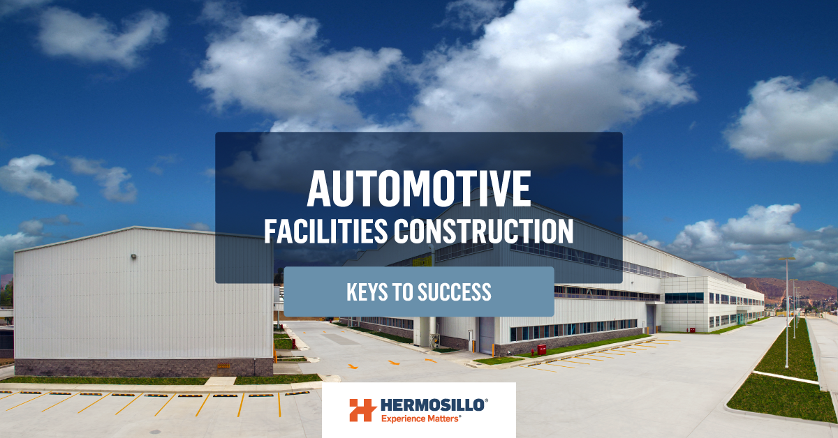 Blog cover about automotive facilities construction