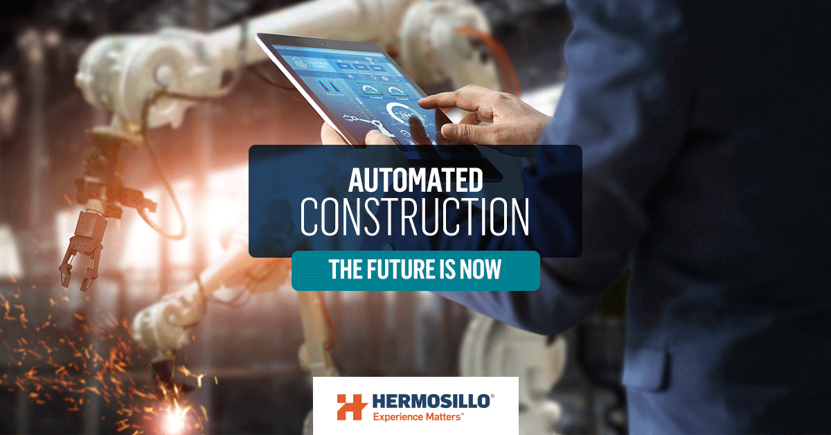 Blog cover about automated construction