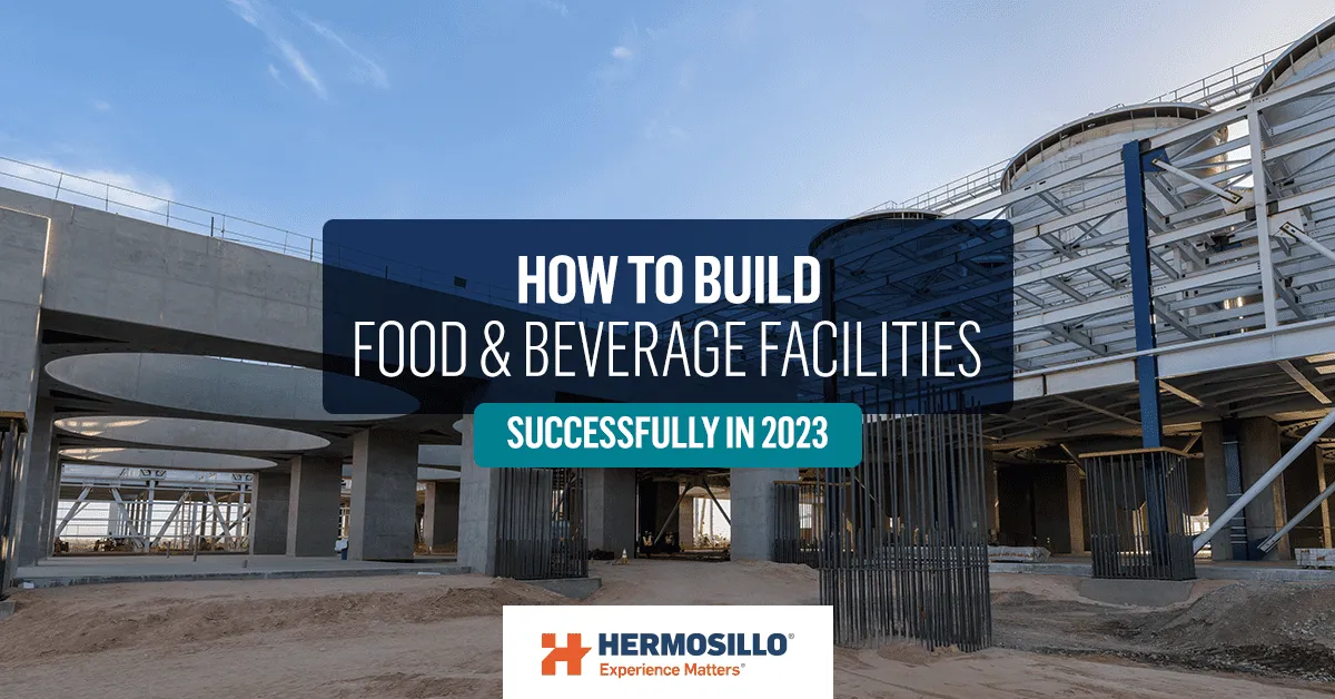 Blog cover about how to build food & beverages facilities