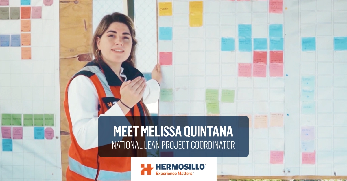 Interview cover of Melissa Quintana: national lean project coordinator