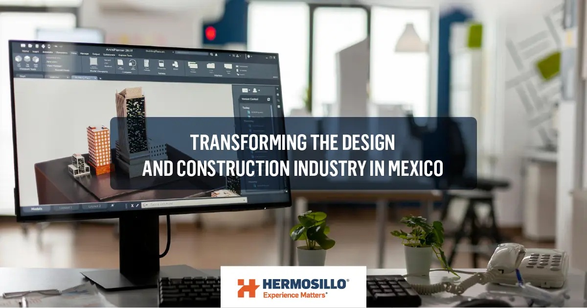 Blog cover about transforming the design and construction industry in Mexico