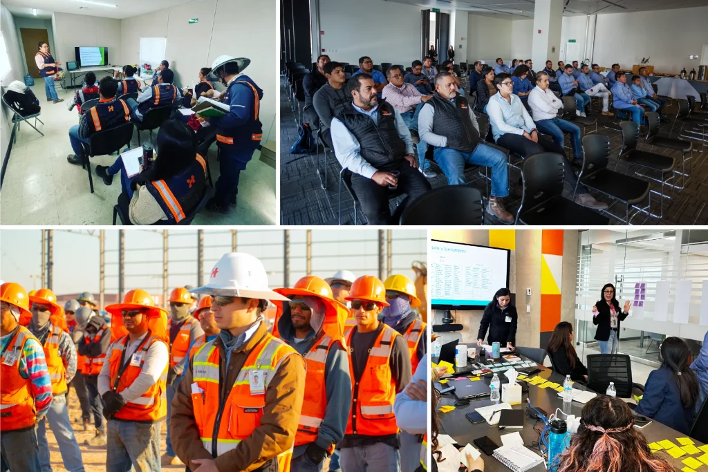 Continuous training of Grupo Hermosillo's work teams to maintain elite service in the construction sector of Mexico.