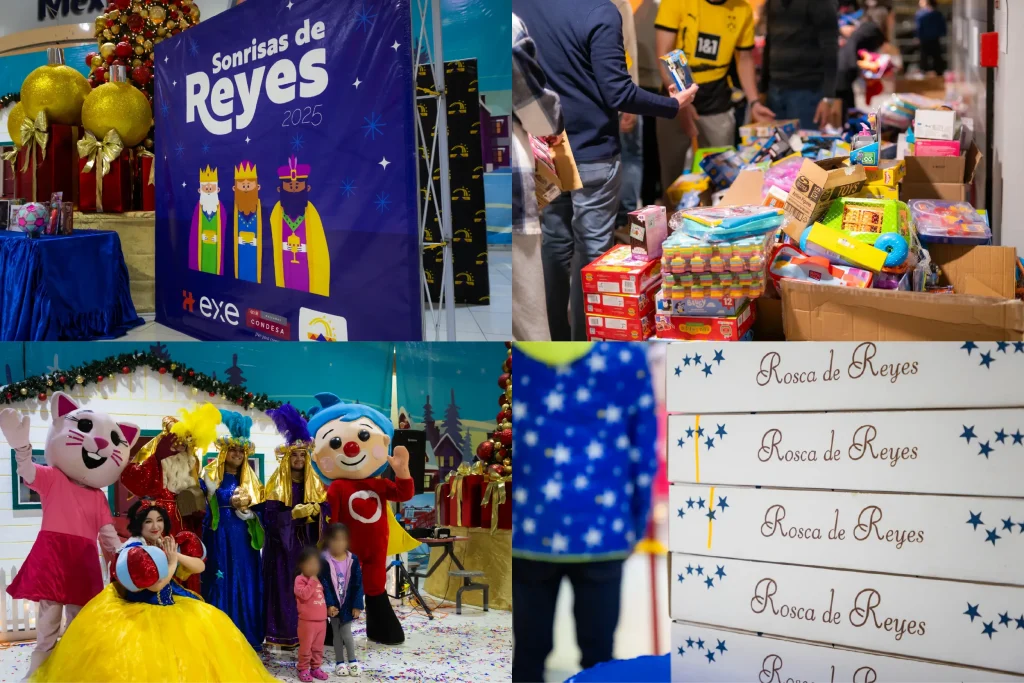 Three Kings Day event by Grupo Hermosillo with toy donations for children in foster homes.